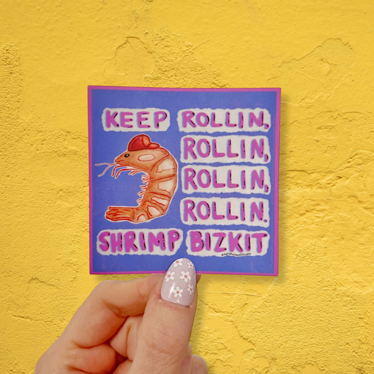 Shrimp Bizkit sticker