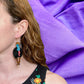 Cassowary earrings