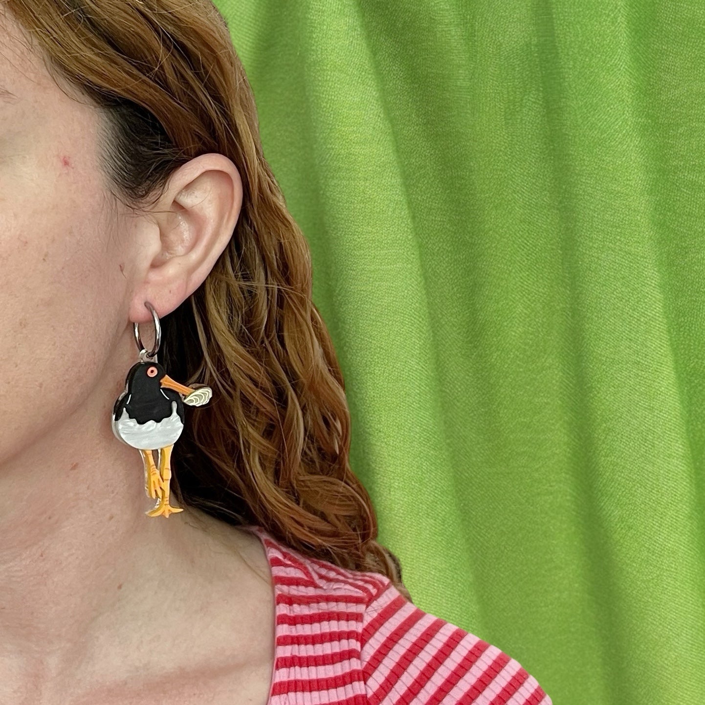 Oystercatcher earrings