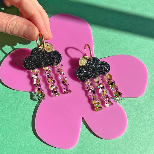 Moonlight dangle earrings