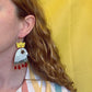 Pigeon king earrings