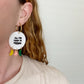 Food is poison earrings