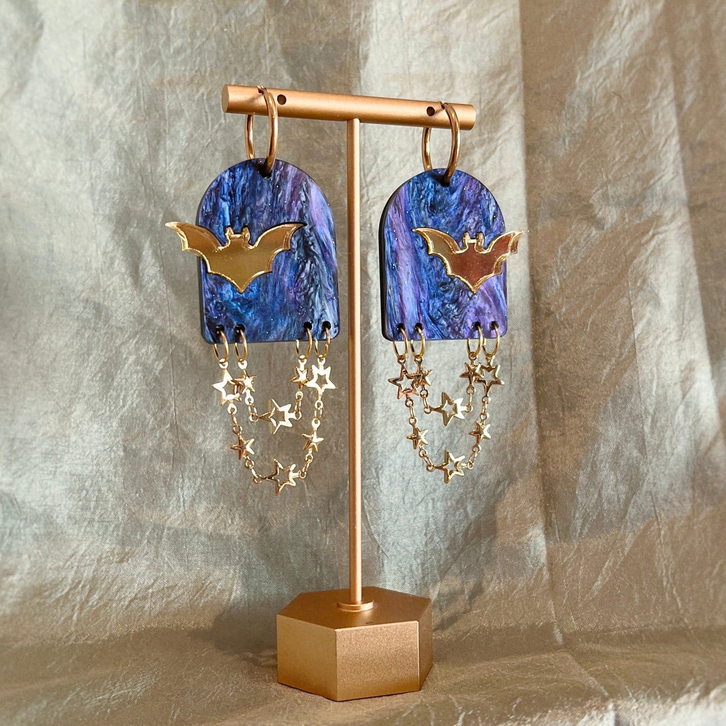 Battie earrings - northern lights