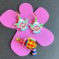 Shorty klown earrings