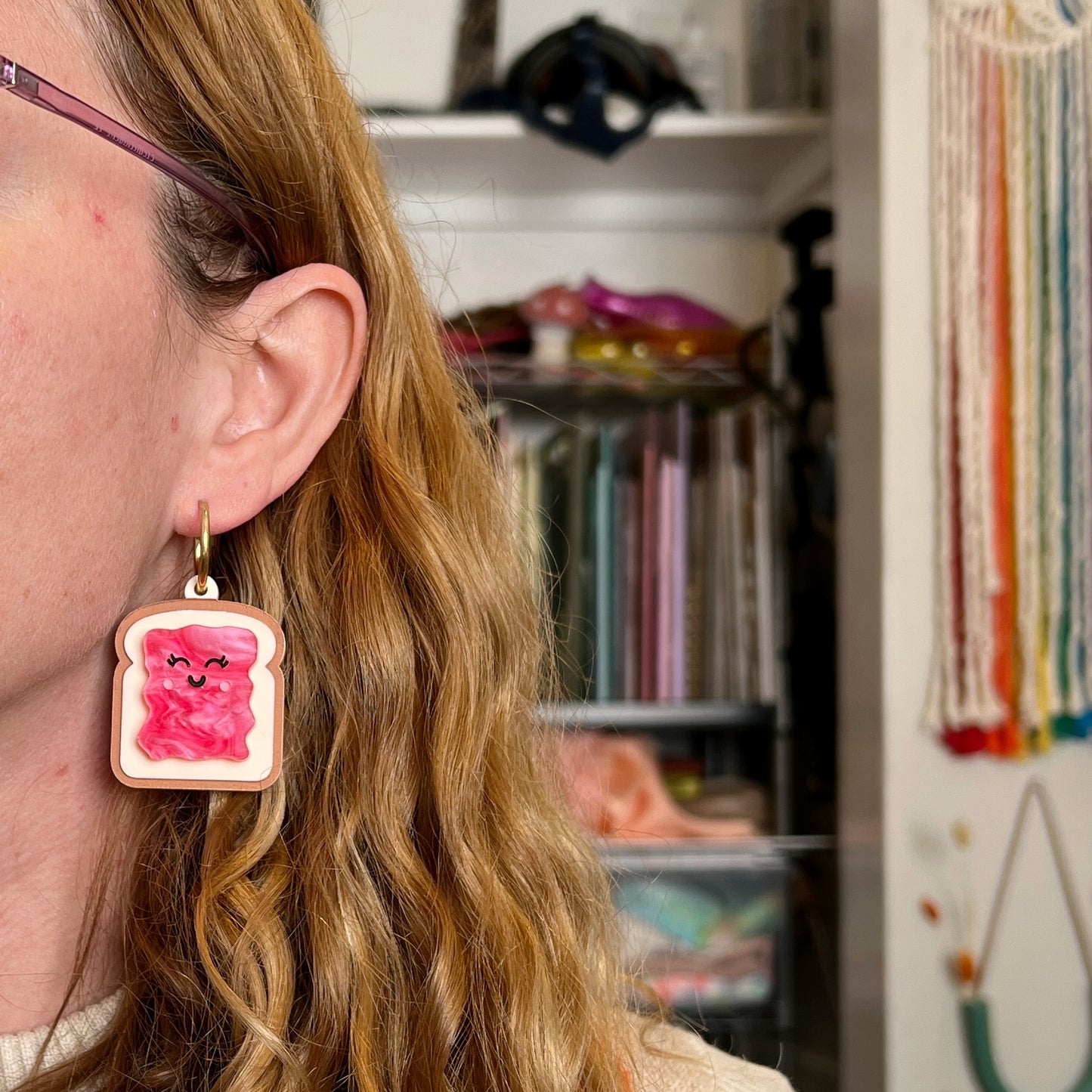PB&J earrings