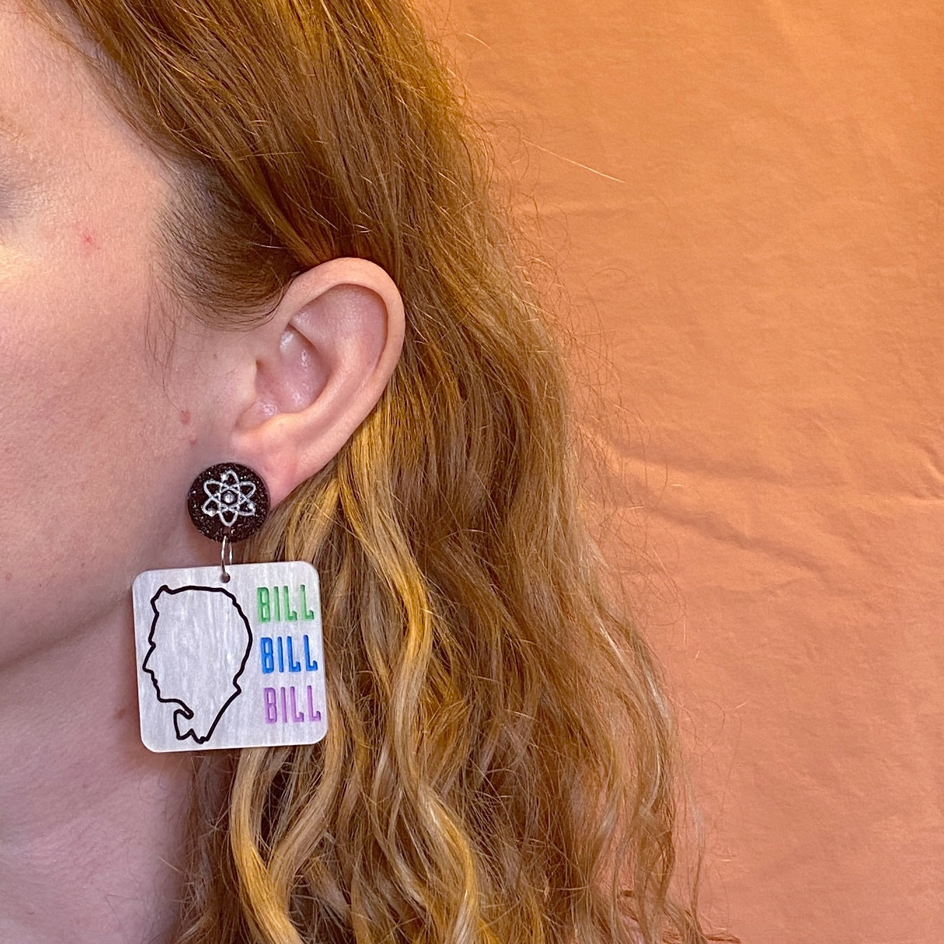 Science earrings sales