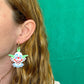 Shorty klown earrings